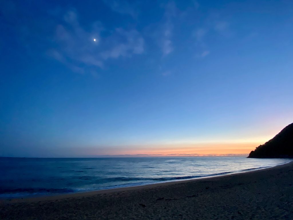 Abel Tasman Morning Moon