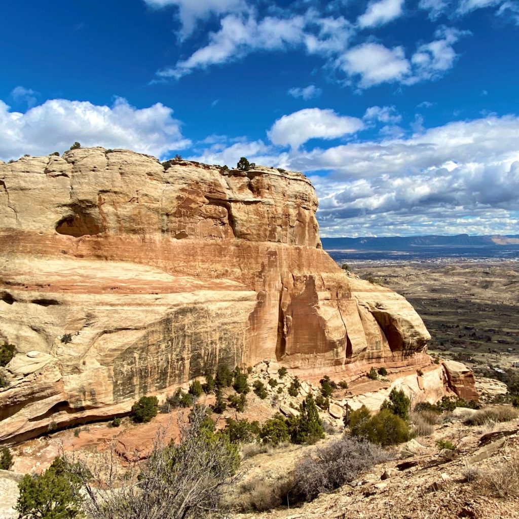 Hiking Colorado National Monument Big Rock Face