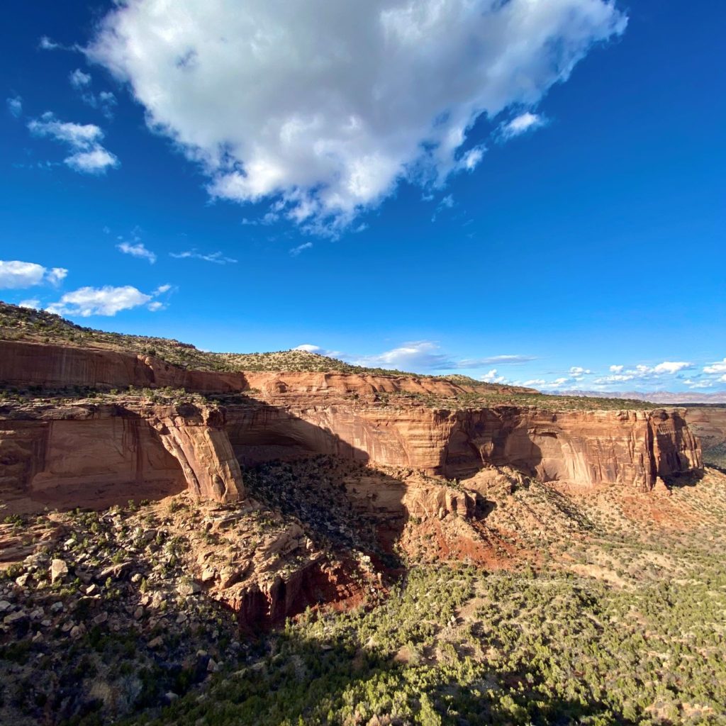 Coke Ovens Trail Hiking Colorado National Monument Coke Ovens Rock Wall