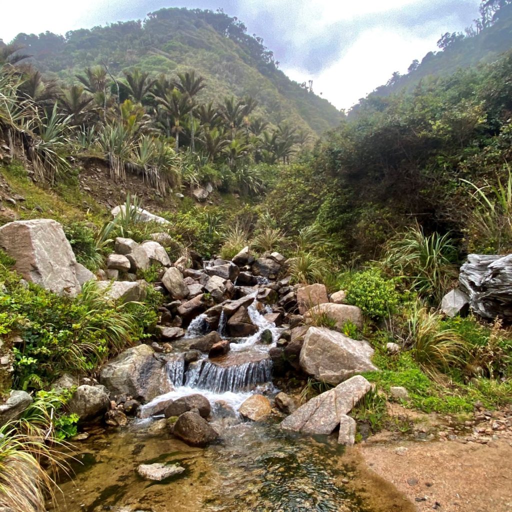 Heaphy Track waterfall