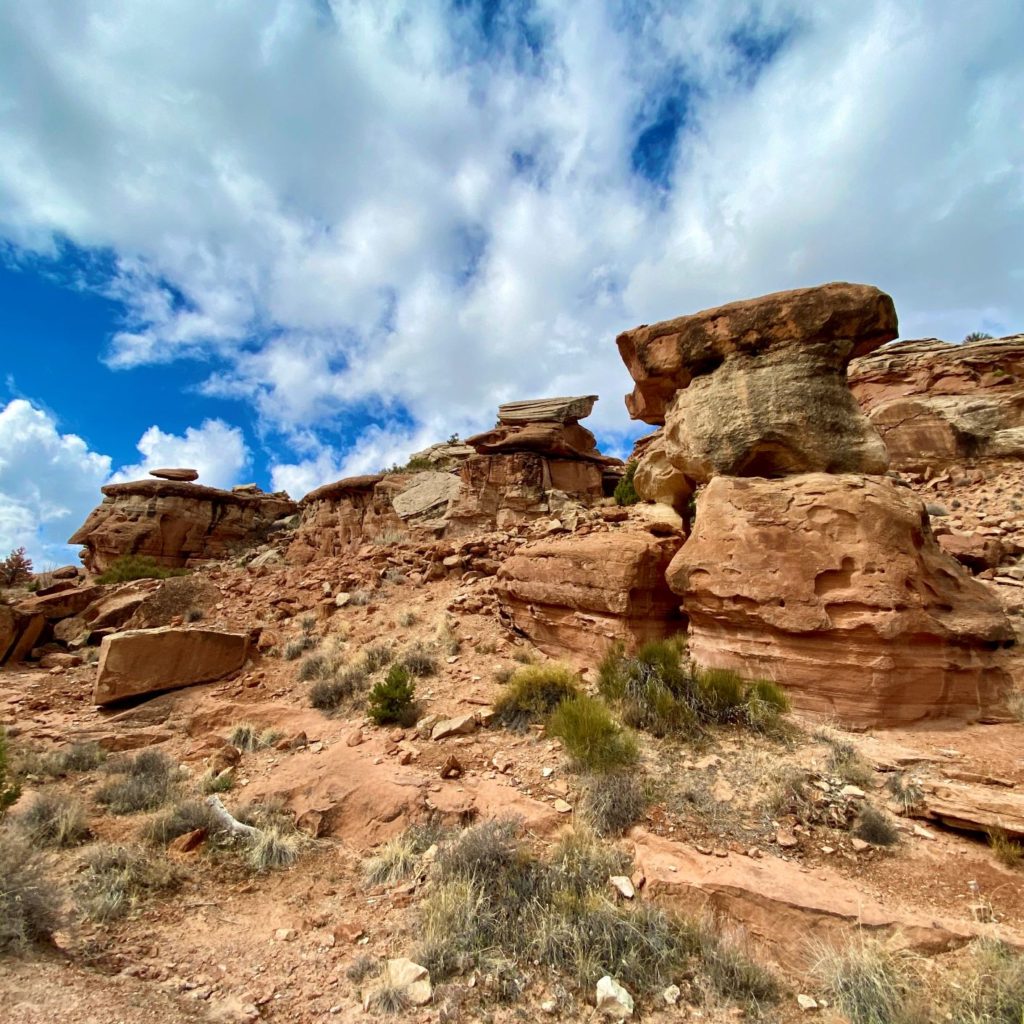 Hiking Colorado National Monument Rock Structures