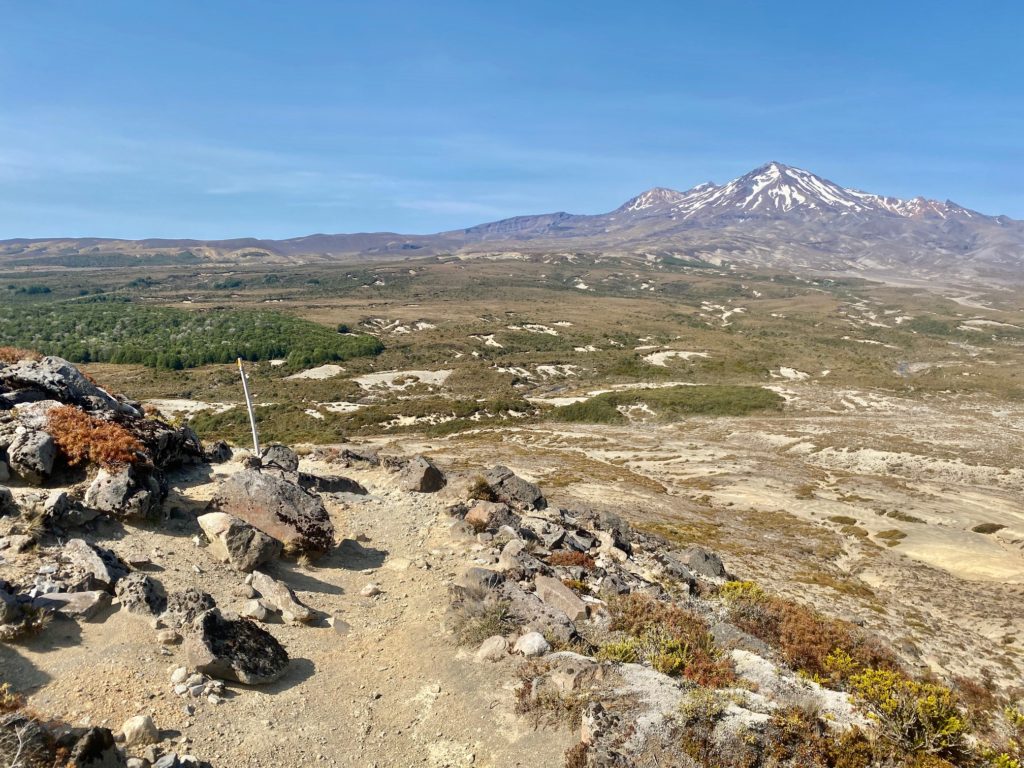 Tongariro Mount Ruapehu View and Trail