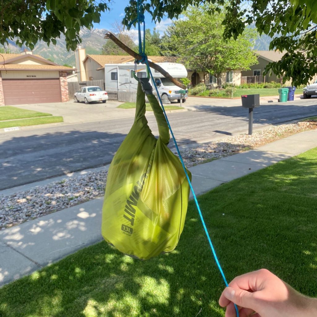 PCT Bear Bag Hang