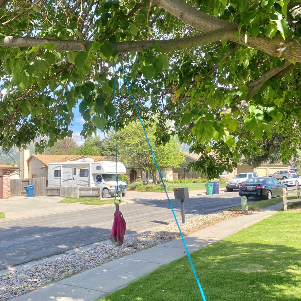 Rock sack to hang a bear bag