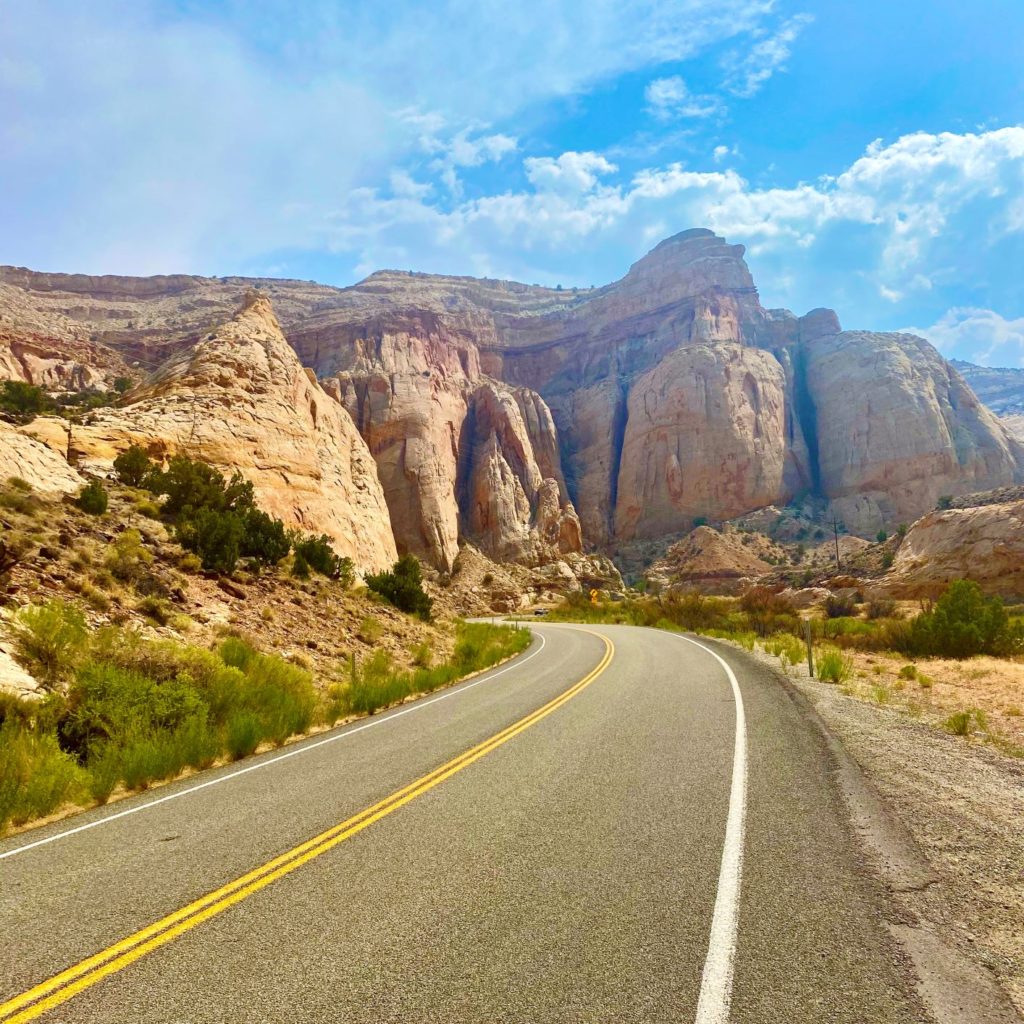 Capitol Reef National Park Scenic Dr. on State Route 24